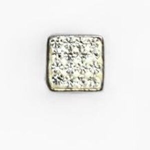 Pandora Blingy Silver Square Charm